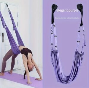 Purple Yoga Hammock Swing